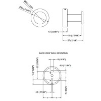 GW05 70 04 07 Nimbus Гачок, нержавіюча сталь, золото брашовано (1 сорт) GENWEC фото 1