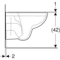 K93120000 REKORD Унітаз підвісний Rimfree, білий глянець (1 сорт) KOLO фото 4