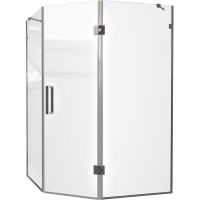 SE0140 ART 3.0 Душова кабіна, п'ятикутна, розпашна, 900*900, без піддона, скло прозоре, хром (1 сорт Devit фото 7