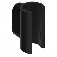 28885670 HG Porter Fine Тримач для ручного душу, чорний матовий (1 сорт) HANSGROHE