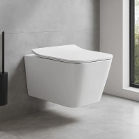 3040120 LINEA Підвісний безобідковий унітаз+кришка soft-close (1 сорт) Devit фото 2