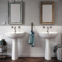 K08-262 PRESIDENT Раковина 60 ONE HOLE з отвором для змішувача (картон) (1 сорт) MITO фото 3