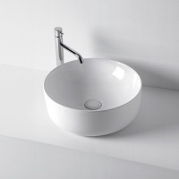 5344 01 Раковина на стільницю 40*40*15 см, білий (1 сорт) Kerasan фото 1