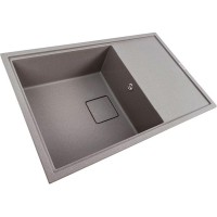 7850 GALANS  Кухонна мийка гранітна 780*500*200, сірий мусон (1 сорт) Valeso фото 1