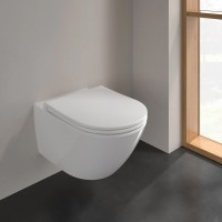 4670T901 Subway 3.0  унітаз+ кришка Slim Soft Close, білий (1 сорт) VILLEROY  BOCH фото 5