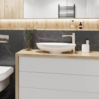 Раковина Nice 600х300 накладний, колір білий, покриття глянець (1 сорт) MIRAGGIO фото 5