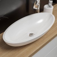 Раковина Nice 600х300 накладний, колір білий, покриття глянець (1 сорт) MIRAGGIO фото 4