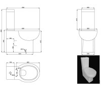 SHAPE кришка для бачка до компакту 8190015 (1 сорт) Primera фото 1