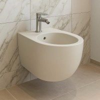 MWBDSBLL BULL підвісне біде, в  кольорі panna (білий матовий) (1 сорт) SDR фото 3