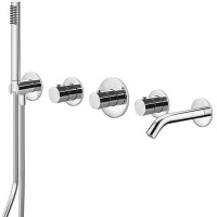 MDE001CR  modular box  Зовнішня частина до термостата на 2 вих, хром (1 сорт) Paffoni