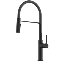 56110B LAGUNA Змішувач д/кухні, чорний матовий (1 сорт) Devit