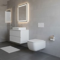 K4, WCSN+CWNS  Neos Підвісний безобідковий унітаз з системою змиву VERTIGO, з прихованим кріпленням  SDR фото 2