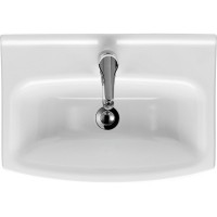 K119-081 Умивальник меблевий CERSANIA 50 ONE HOLE з отвором для змішувача, з переливом, білий глянец MITO фото 1