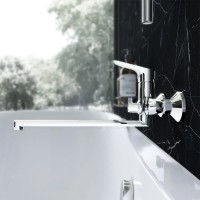 779500001 Jupiter, змішувач  для ванни і душу з довгим поворотним виливом і душовим комплектом, хром Damixa фото 4