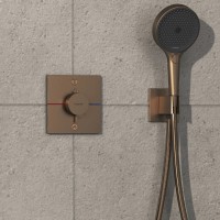 15572140 HG ShowerSelect Comfort E Зовнішня частина термостата на 2 споживачі, brushed bronze (1 сор HANSGROHE фото 3