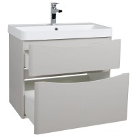 32226 Тумба Америна (кашемір) з умивальником Deep 75 см (консольна) (1 сорт) Аква Родос фото 2