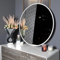 27301 Lorenzo Дзеркало 70 см сенсор з підсвіткою, колір чорний (1 сорт) Аква Родос фото 5