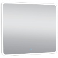 27450 Donato Дзеркало 80*70 см сенсор з підсвіткою, біле (1 сорт) Аква Родос фото 3