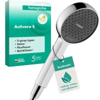 28033000 HG Activera Select S Ручний душ 95 2jet EcoSmart, хром (1 сорт) HANSGROHE фото 1