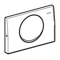 115.108.00.1 Delta10 Клавіша змиву із системою змив/стоп, з кріпленням на гвинтах, нержавіюча сталь  Geberit промо