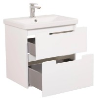 8807 тумба Інфініті з раковиною Elite 70 см (консольні), біла (1 сорт) Аква Родос фото 3