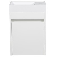 15453 Вінтаж )Тумба підвісна з раковиною-40 mini, білий глянець (1 сорт) Аква Родос фото 2