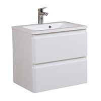 7680 АКЦЕНТ Тумба підвісна з раковиною-70 Альфа (1 сорт) Аква Родос