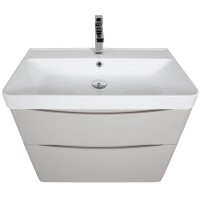 32226 Тумба Америна (кашемір) з умивальником Deep 75 см (консольна) (1 сорт) Аква Родос фото 5