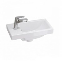 COMO Раковина 40см меблева, 1 отв.під зміш., з переливом, білий гялнець (картон) (1 сорт) CERSANIT-С Україна