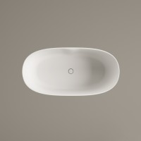 VAPERLS145/00 Perla Ванна окремостояча 145*71 см з литого (штучного) каменю Silkstone, з інтегровани PAA фото 3