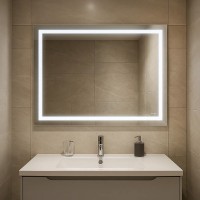 M91AMOX0801WG38 Gem, дзеркало настінне з контурним LED-підсвічуванням, 80 см (1 сорт) AM.PM фото 6