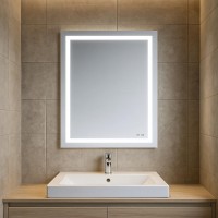 M91AMOX0551WG38 Gem, дзеркало настінне з контурним LED-підсвічуванням, 55 см (1 сорт) AM.PM фото 6