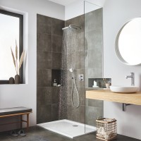 24079000 Grohtherm Thermostatic Зовнішня частина термостату прихованого монтажу на 2 споживачі, хром Grohe фото 1