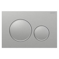 115.882.SN.1  Sigma20 round Клавіша змиву, подвійний змив, нержавіюча сталь матово/полірована/матова Geberit