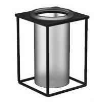 7010120B UP Стакан окремостоячий, чорний матовий (1 сорт) Devit