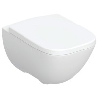 502.827.00.1 Modo Комплект підвісного унітазу, прямокутна форма, без обідка, прих.кріплення, з кришк Geberit промо