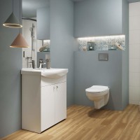 K119-08 CERSANIA Умивальник меблевий 65 з отвором для змішувача (картон) (1 сорт) MITO фото 3