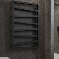 WLZIG083050K9M5E8TS1D Рушникосушка електрична Terma ZIGZAG 835*500 ,колір Ral 9005 mat (чорний мат), Terma фото 3