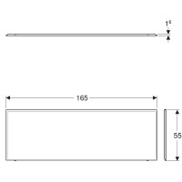 PWP2372000 UNI 2 Універсальна фронтальна панель 170 см до прямокутної ванни, МДФ (без кріплень) (1 с KOLO фото 3