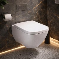 502.827.00.1 Modo Комплект підвісного унітазу, прямокутна форма, без обідка, прих.кріплення, з кришк Geberit промо фото 2