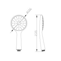 47565162 UNIVERSAL Набір змішувачів (Змішувач для ванни, для раковини, донний клапан, ручний душ, шл Devit фото 4