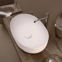 5343 30 Nolita Раковина на стільницю 60*40, білий матовий (1 сорт) Kerasan фото 2