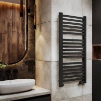 RETE-50/70С31 RETTO ELECTRO Рушникосушка електрична, колір чорний мат, ЗАПРАВЛЕНА та запакована чорн INSTAL PROJEKT фото 2