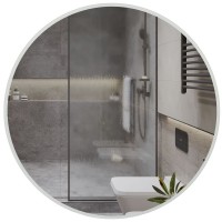 12263 Дзеркало DELLA R-line D-95, з  підсвіткою КРУГЛЕ (1 сорт) Аква Родос