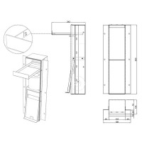 SESAMO5 Тримач туалетного паперу і запасного рулону, нерж. сталь (1 сорт) ANTONIO LUPI фото 1