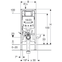 111.796.00.1 Duofix UP720 Інсталяція д/унітазу (8см) (1 сорт) Geberit промо фото 3