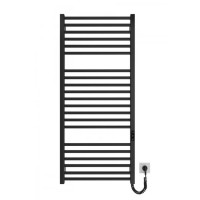 6.1.0404.06.BM Рушникосушка ел. HF Derby 1170х530 чорний мат, в комплекті з прих.підкл (1 сорт) Hygge Family фото 1