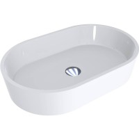 Раковина Sorrento 550х351 накладний, колір білий, покриття глянець (1 сорт) MIRAGGIO