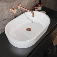 Раковина Sorrento 550х351 накладний, колір білий, покриття глянець (1 сорт) MIRAGGIO фото 6