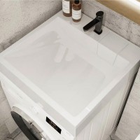 Раковина TALLINN 600х600 підвісний, колір білий, покриття глянець (1 сорт) MIRAGGIO фото 6